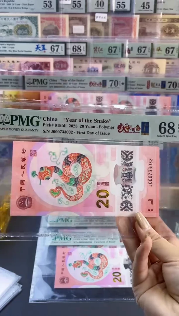 【闪购商品】塑料蛇副司令首日标 PMG68分尾032