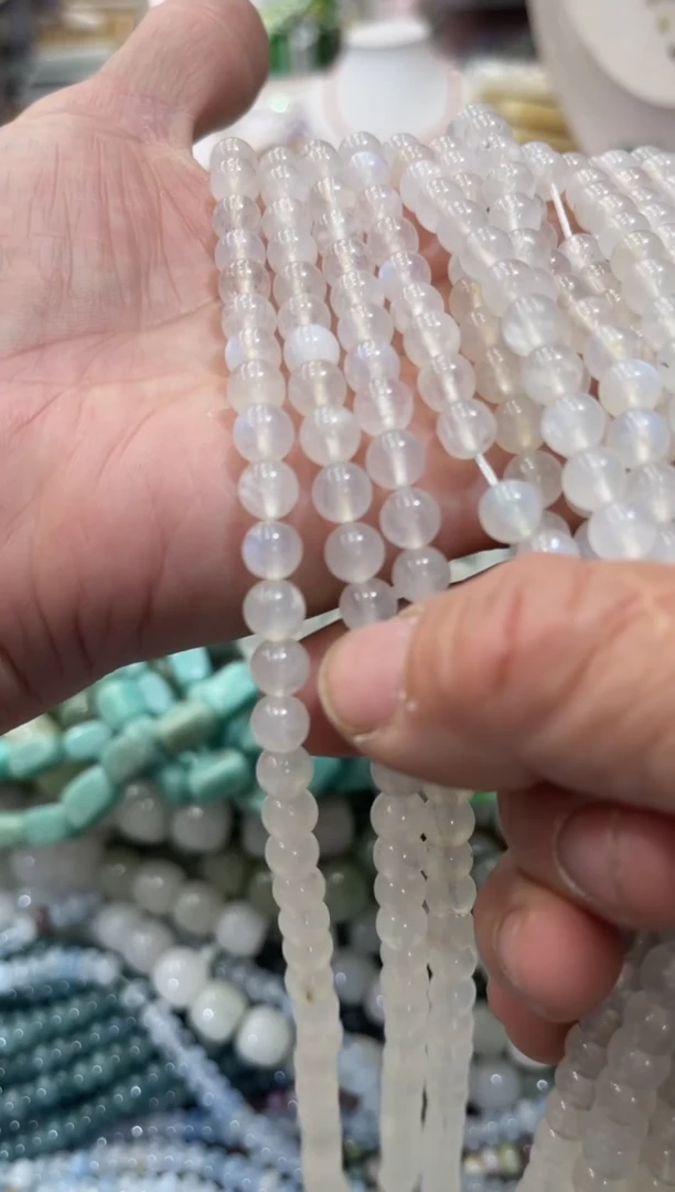 未镶嵌玛瑙/玉髓珠宝半成品一条