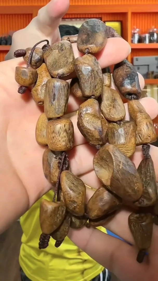 沉香手串204号单圈瘤疤33g多样性发一