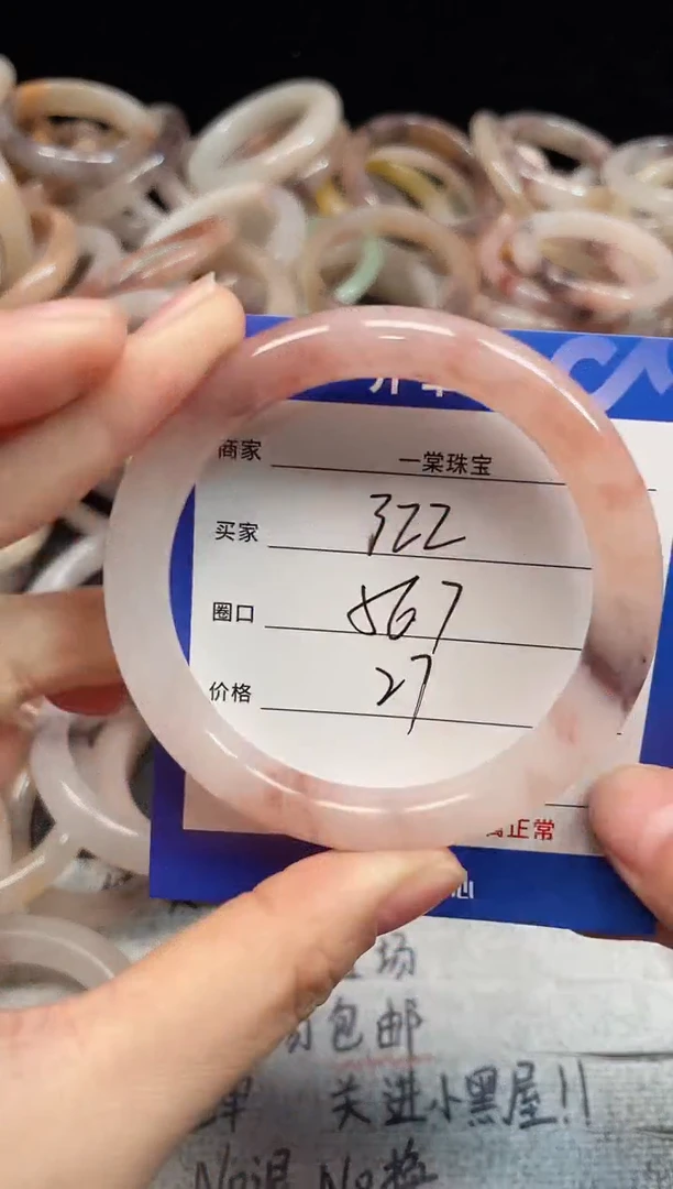 未镶嵌手镯石英质玉322