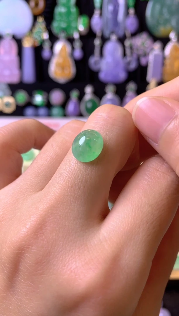 【闪购商品】定制翡翠未镶嵌1裸玉（客户意向镶嵌）