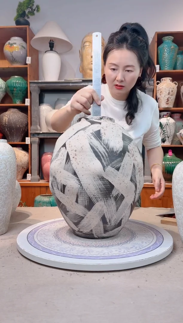 瓶陶瓷花瓶 无花  a319