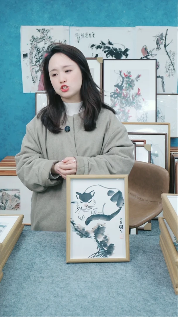 【闪购商品】国画10寸本土老师木质摆台