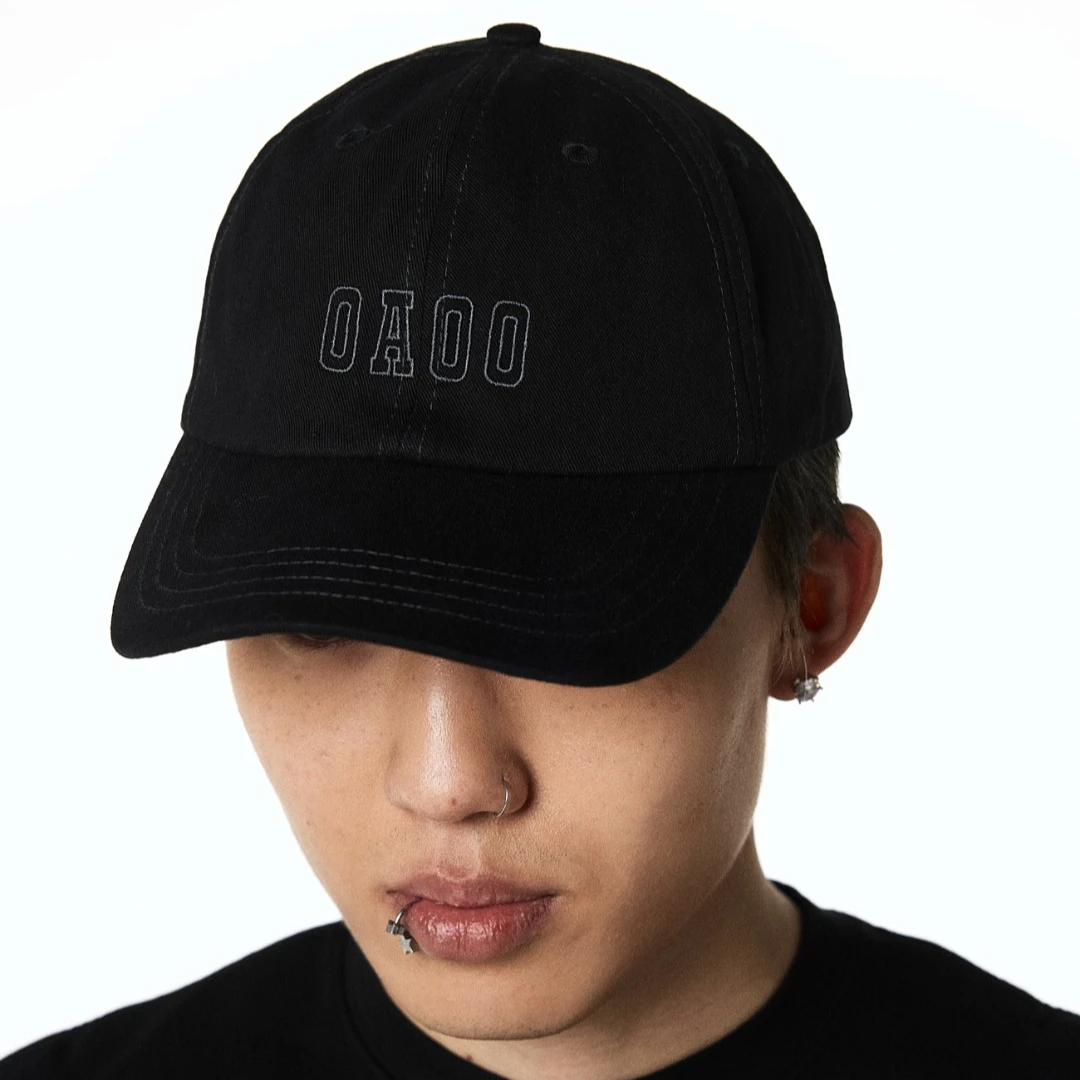 【超级福袋】OaOO [O'CAP 01] 斜纹棉布logo基础刺绣鸭舌棒球帽