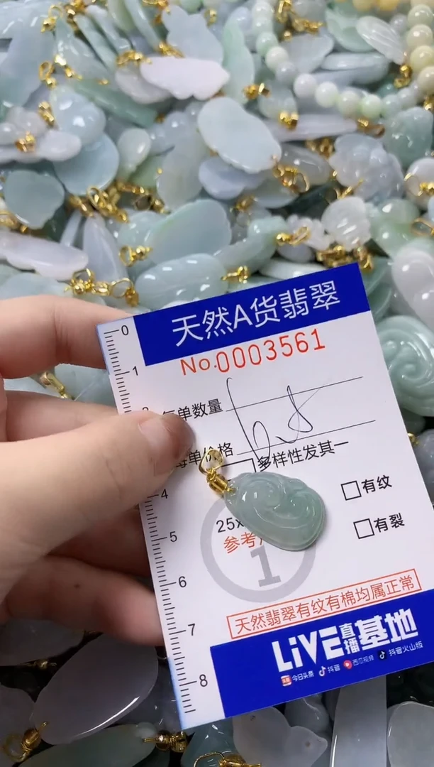 颈饰未镶嵌翡翠天然A货翡翠