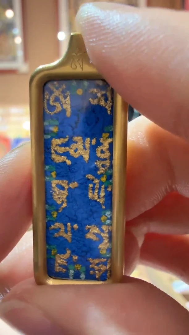 吊坠心里话-纯手绘唐卡