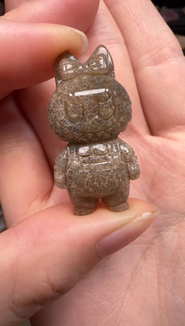 硅化珊瑚（珊瑚玉）未镶嵌颈饰585