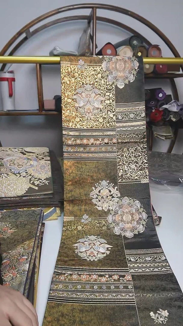 【闪购商品】织绣53西阵织六通宝相花