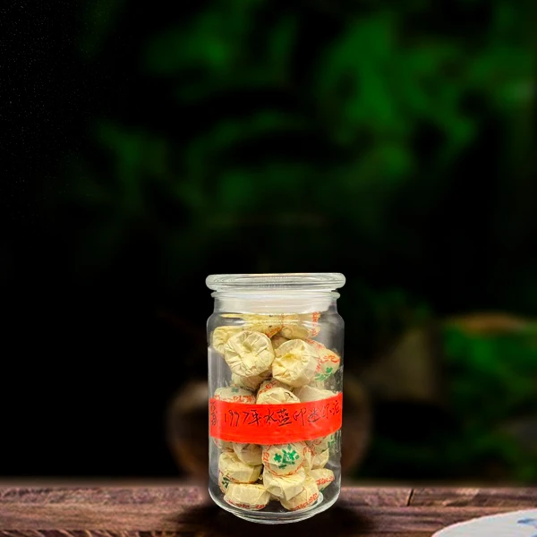 珍藏1997年水蓝印迷你沱熟茶（正装试喝）