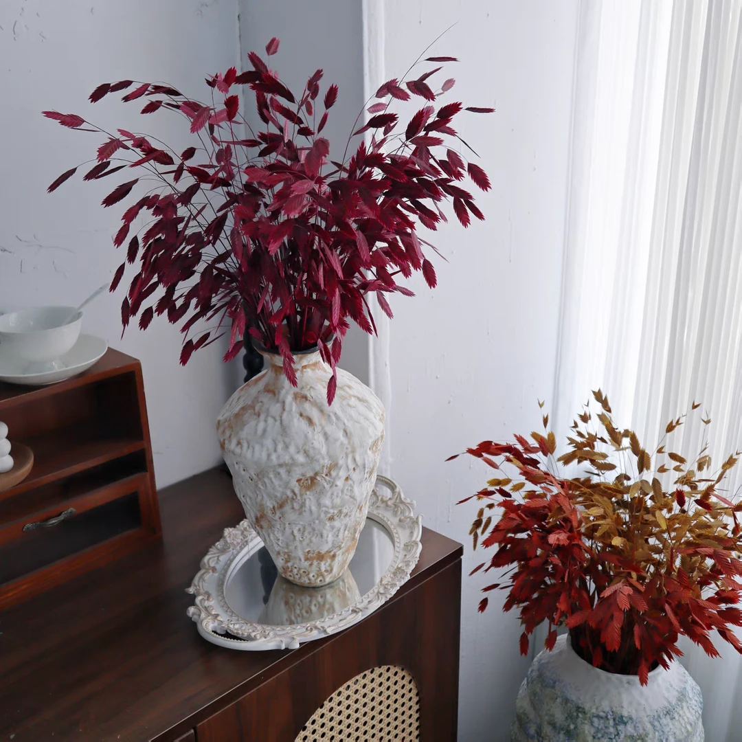 永生花干花客厅小盼草气质花束清新简约浪漫居家装饰插花花束搭配