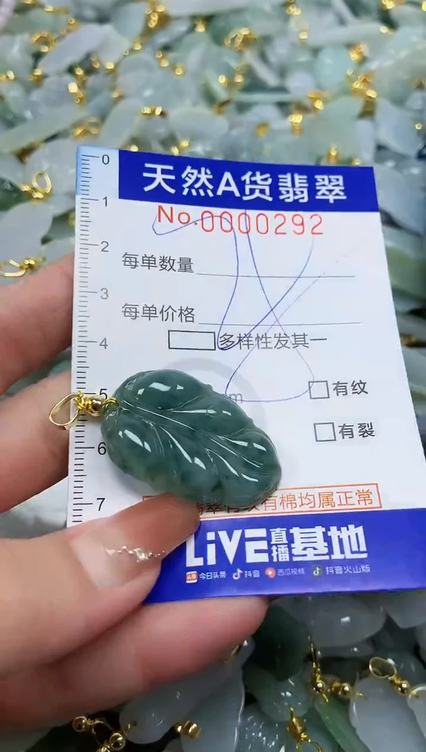 颈饰未镶嵌翡翠天然A货翡翠