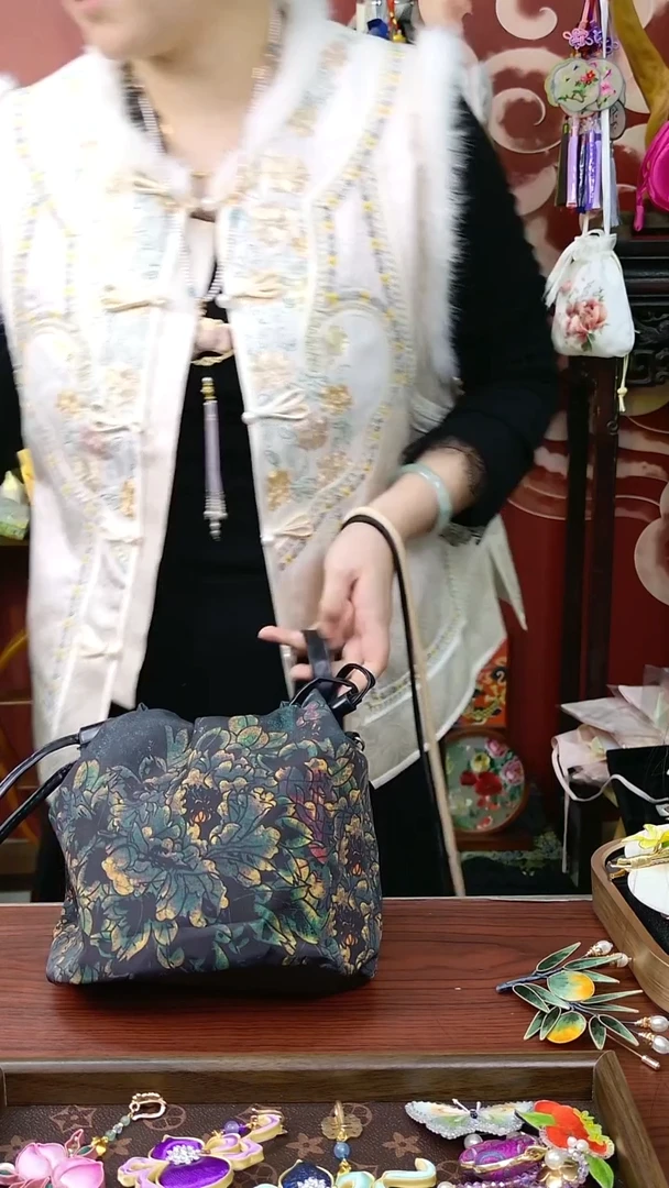 纯铜合金琉璃非遗绒花好美