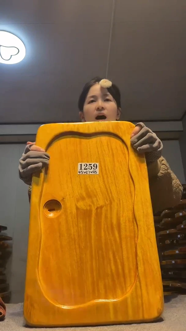 实木原木茶盘 一物一拍(不含配件）