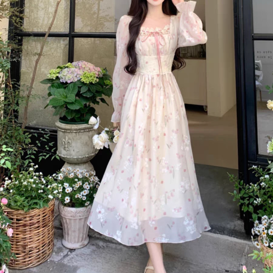 1101-1200夏季全新女样衣仙气连衣裙显瘦小众气质洋气时尚百搭