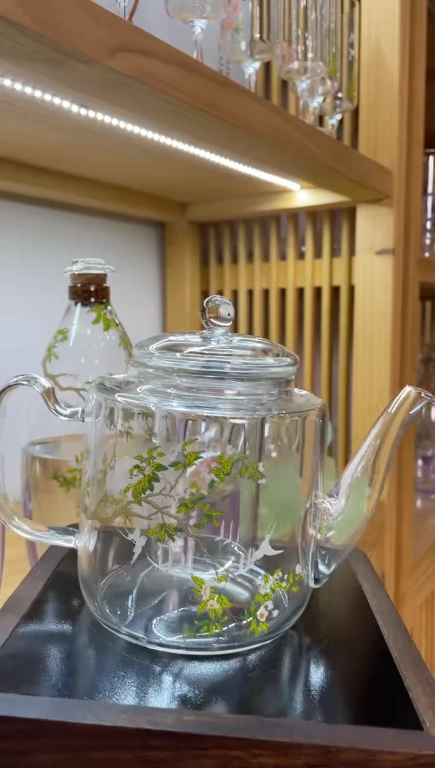 遇器梨花白燕煮茶壶啊啊