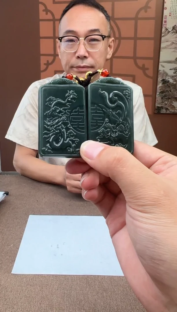 定制和田玉多样性拍一发一对0970