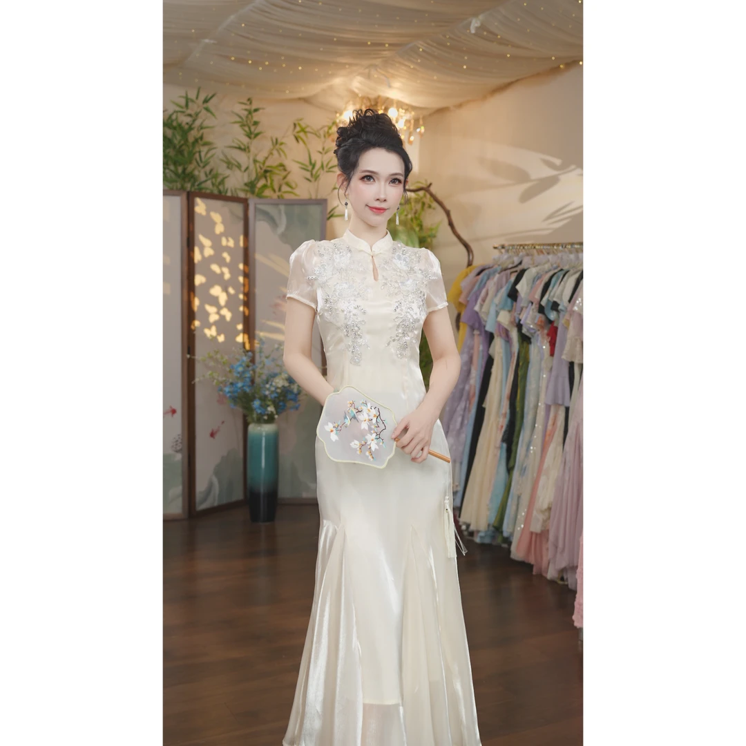 七姐原创-琉璃月光-1275 连衣裙（G333）-120cm