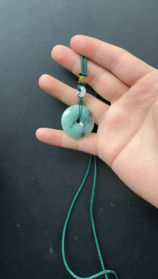 颈饰未镶嵌翡翠平安扣吊坠-580390