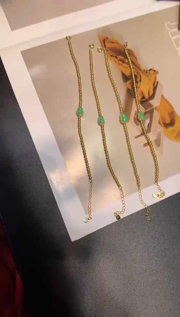 银S925镶嵌手链翡翠手链 多样性发一件