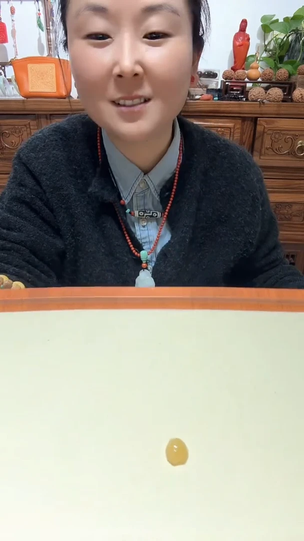 琥珀颈饰未镶嵌精品小龟背