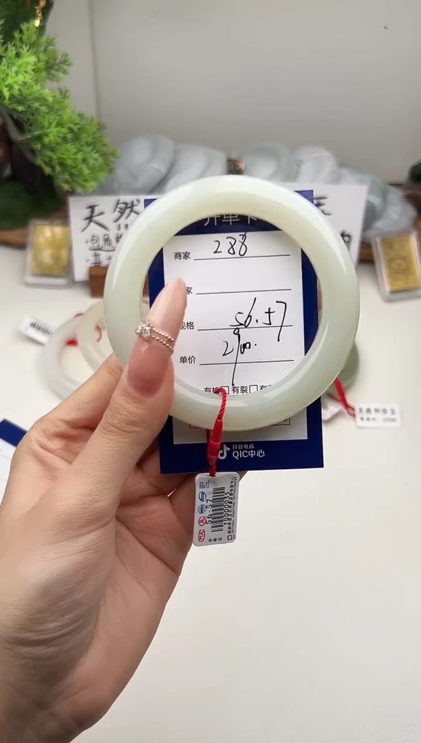 未镶嵌手镯和田玉微色差Z88