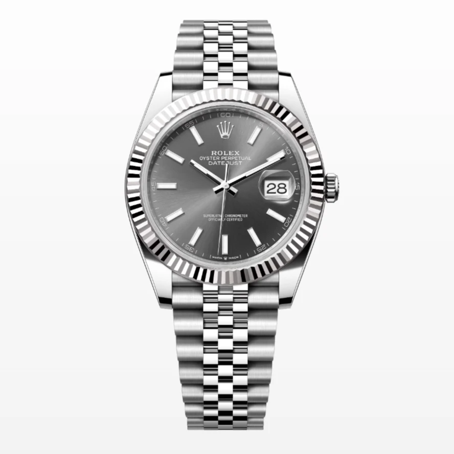 99新 Rolex/劳力士 全套/日志 41mm/126334/灰盘夜光刻/奢侈品