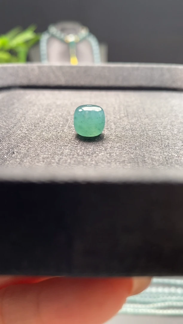 未镶嵌手链翡翠散珠卡9+mm左右老型珠