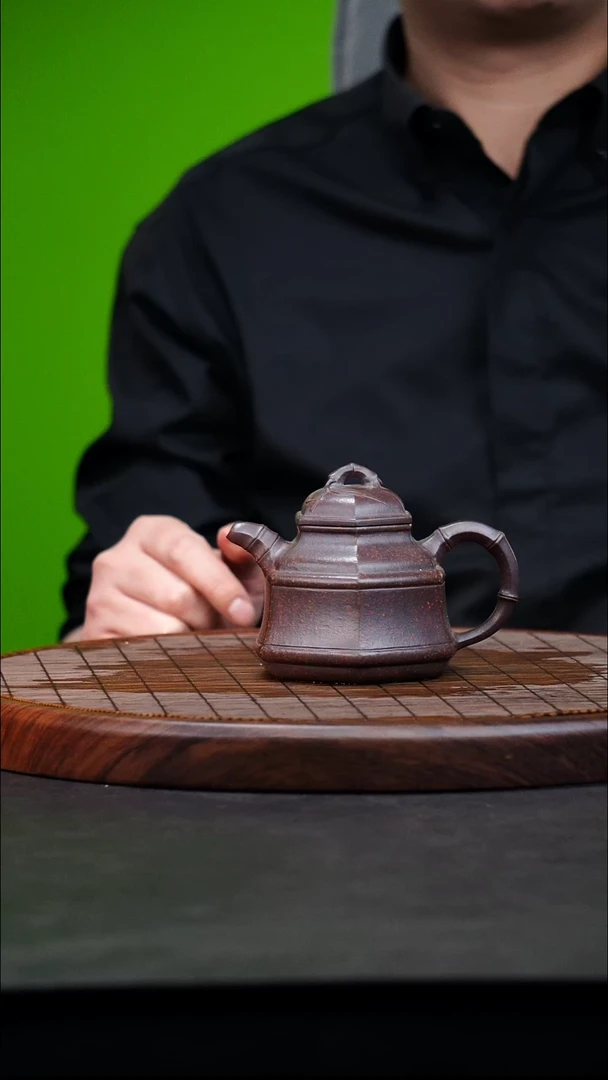 宜兴原矿高端紫砂 老段泥柴烧250cc