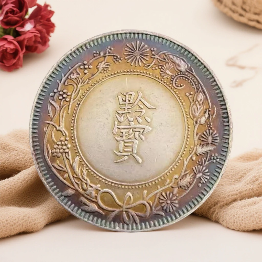 144异型边聚宝阁精美复古摆件铜器现代工艺品铜器摆件