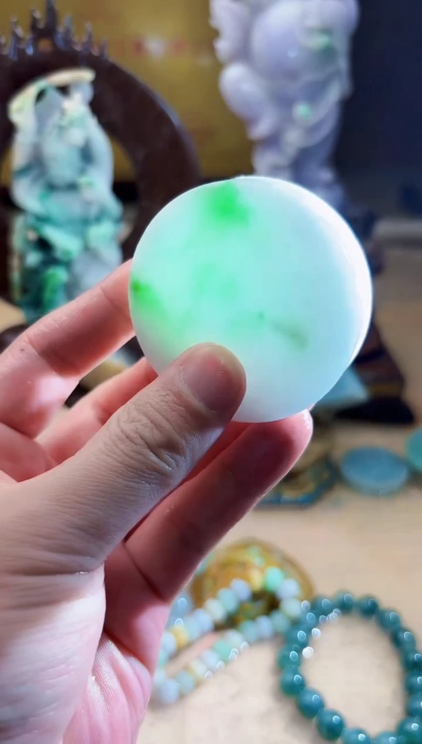 未镶嵌挂件翡翠A货张麦8310