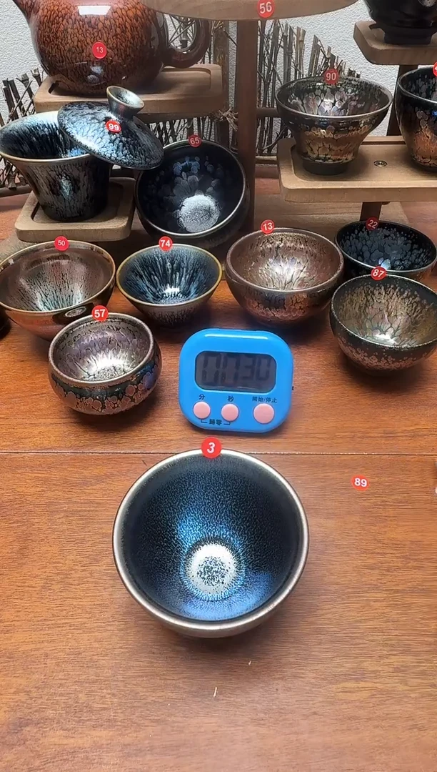 茶盏鱼*水3号建盏工匠茶器