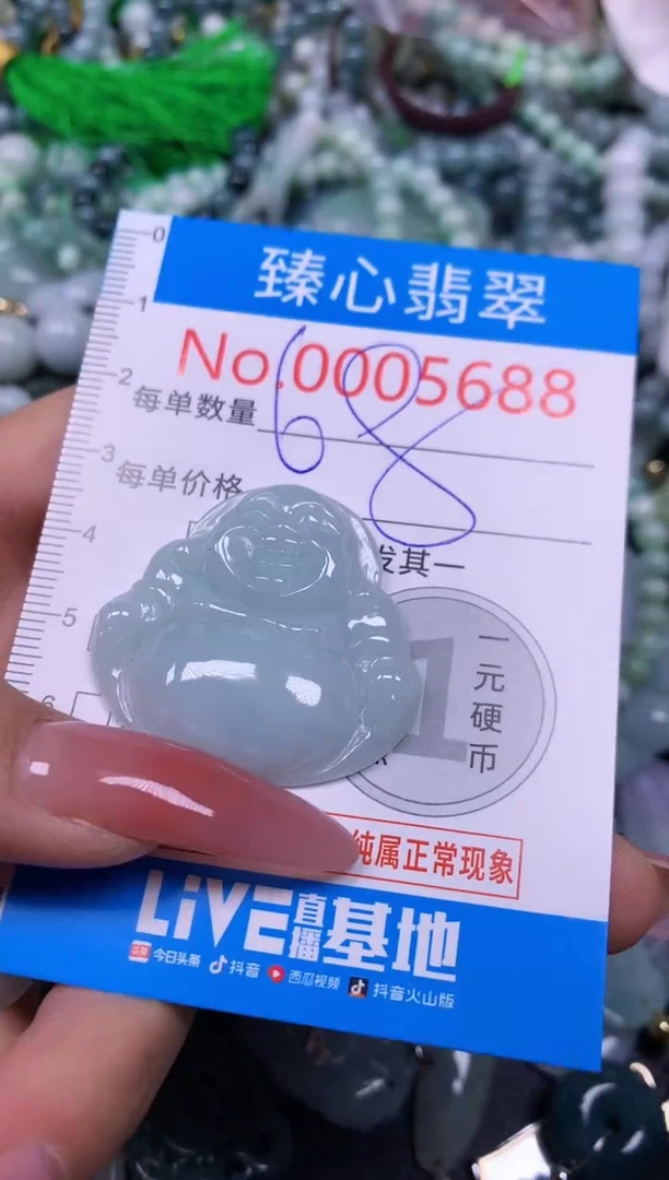 【闪购商品】翡翠颈饰未镶嵌含绳0005688