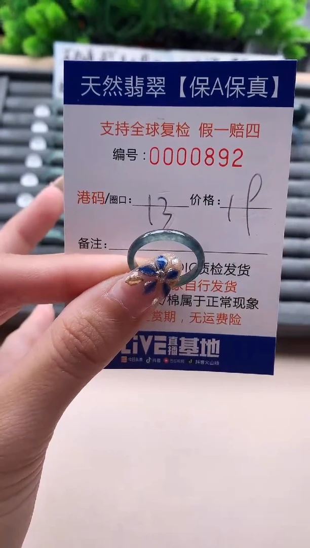未镶嵌戒指翡翠892