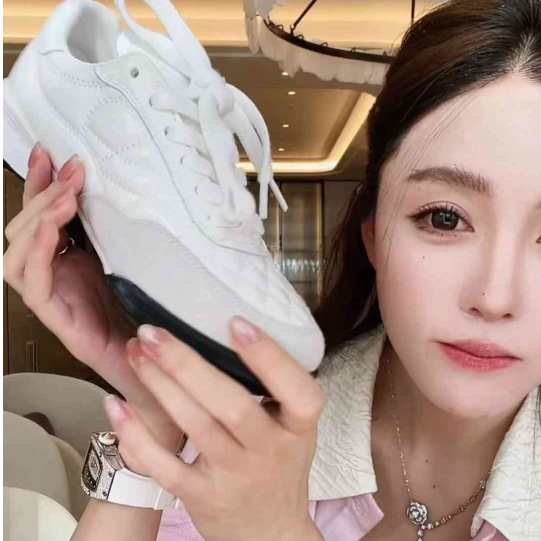 田娇baby 秋季新款 白色板鞋 小白鞋常规款秋季老爹鞋时尚休闲鞋