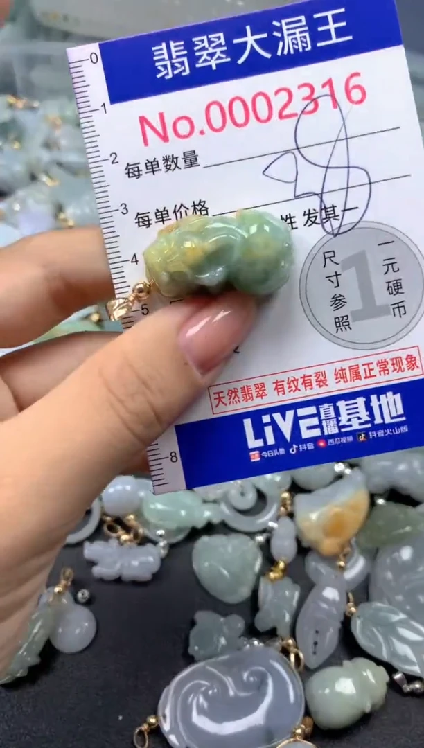 颈饰未镶嵌翡翠2316