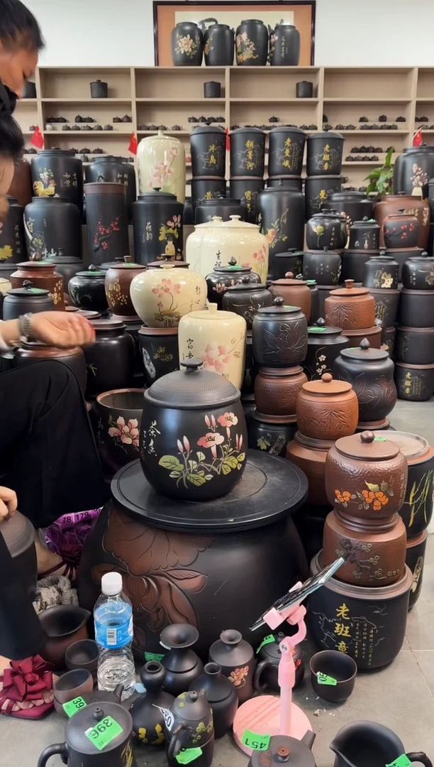 罐完品茶叶罐龙蛋彩填   424