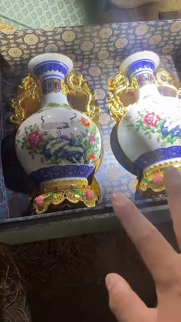香榧木（1对大大双鹤瓶子链接0