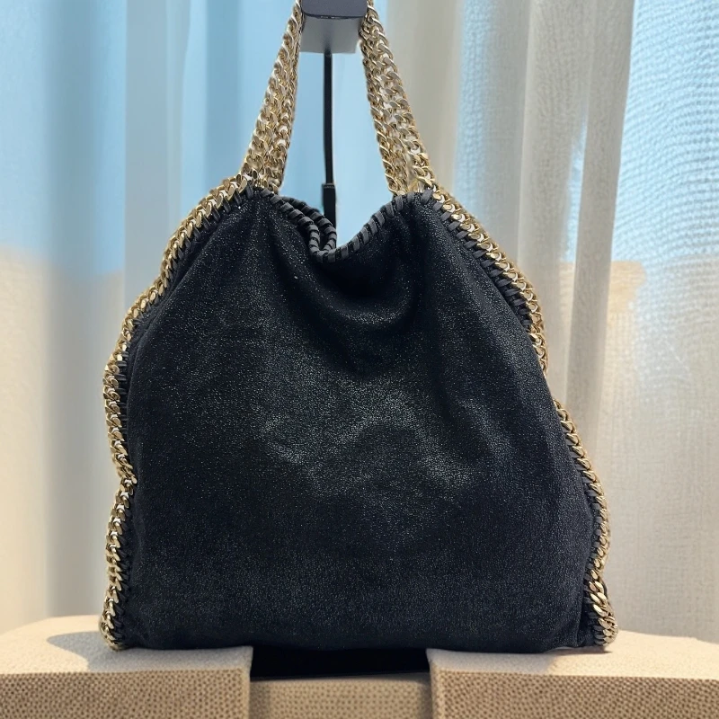 95新 Marc Jacobs/莫杰 麦卡特尼黑金链条包 1704 3426