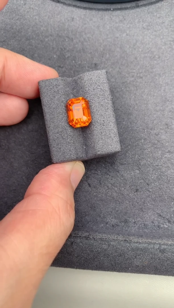 裸石彩色蓝宝石5ct橙蓝宝  BE