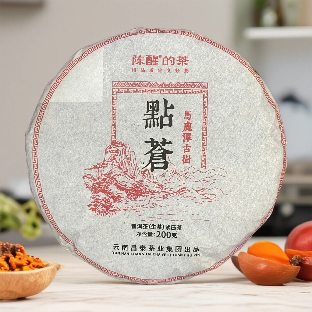 陈醒的茶【中秋茶礼】2022年点仓·马鹿潭 普洱茶 生茶 200g