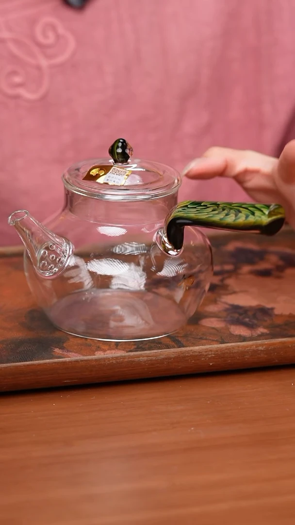 【闪购商品】禾器/云锦壶/凤尾青绿