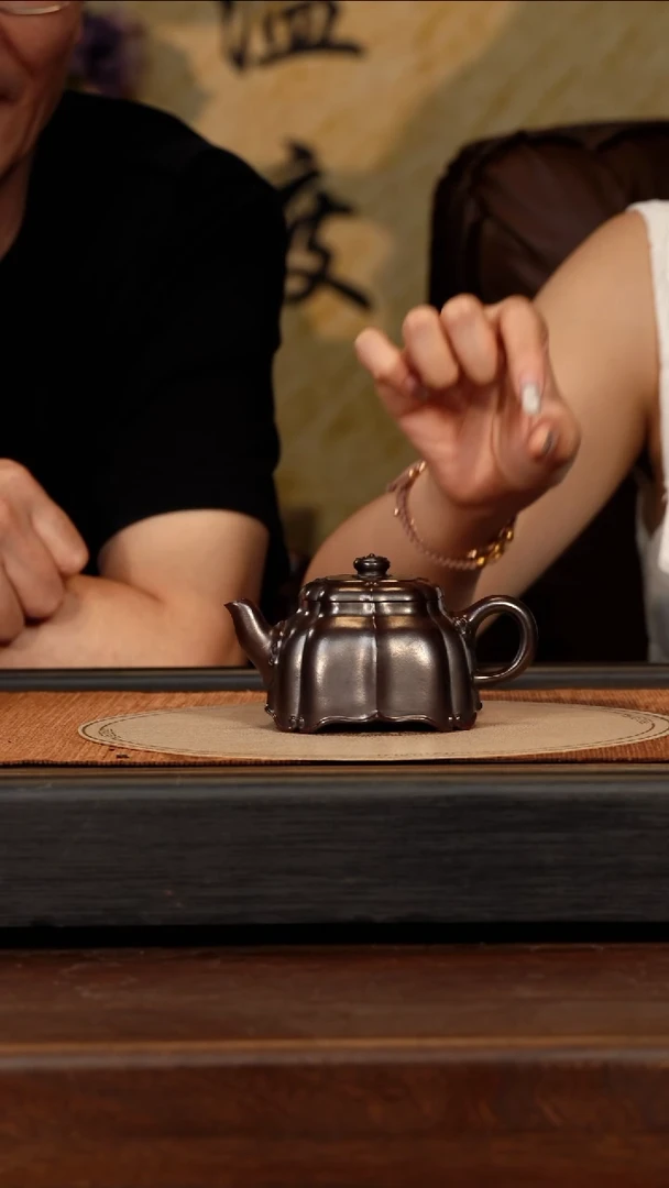 茶壶紫砂宜兴紫砂BYM 红木烧 事事如意 220cc