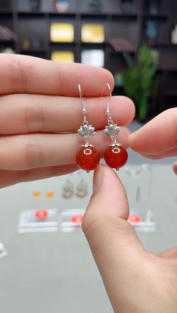 未镶嵌耳饰玛瑙/玉髓718000