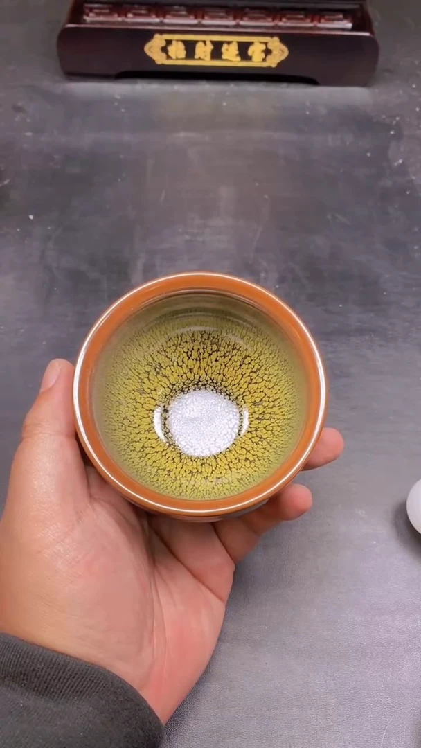 茶盏绿鹧鸪将军 精美主人杯