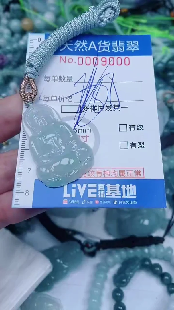 翡翠未镶嵌颈饰00009000