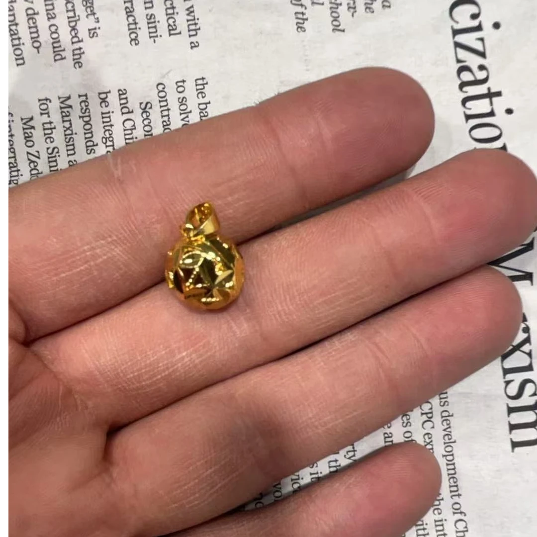 D118  玲珑绣球吊坠