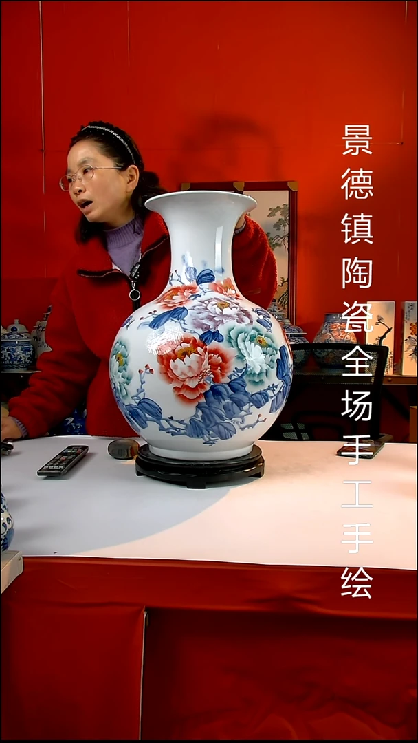 摆件陶瓷景德镇陶瓷 全场手工手绘