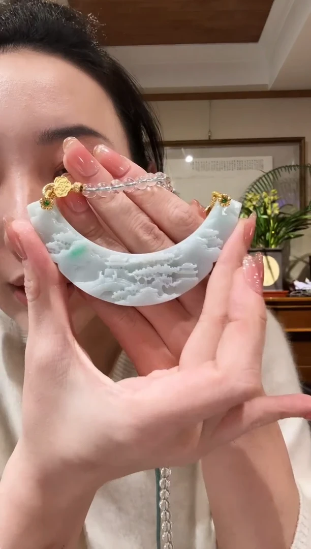 【闪购商品】翡翠颈饰未镶嵌国风