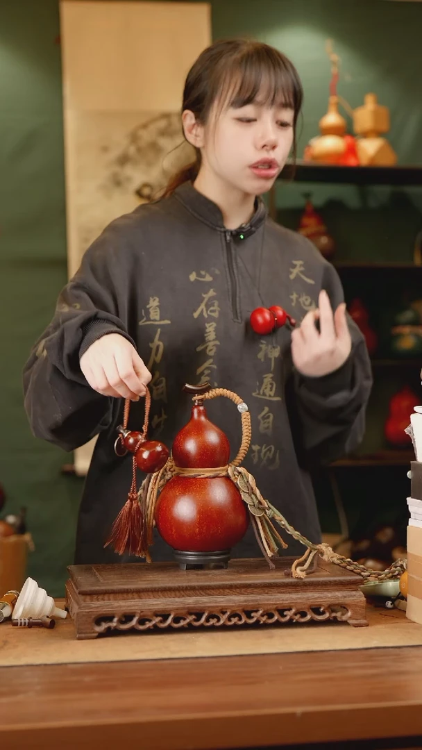 78号精品天然大漆酒葫芦一物一拍~