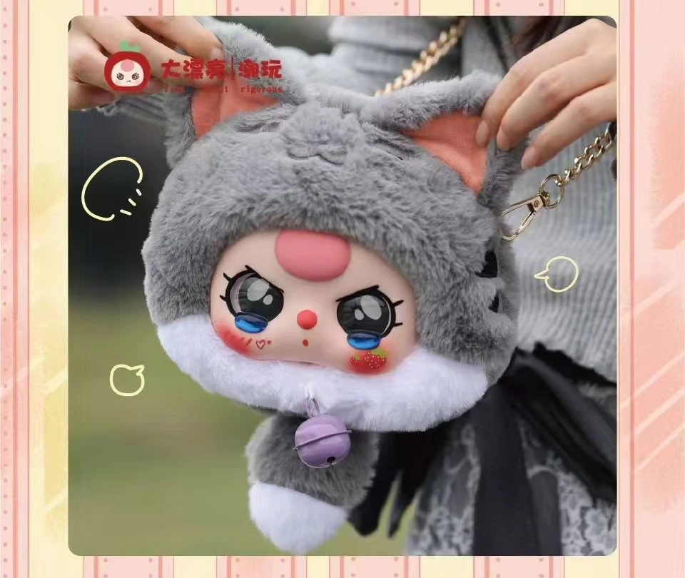 娃三岁招财猫拉链包系列盲盒